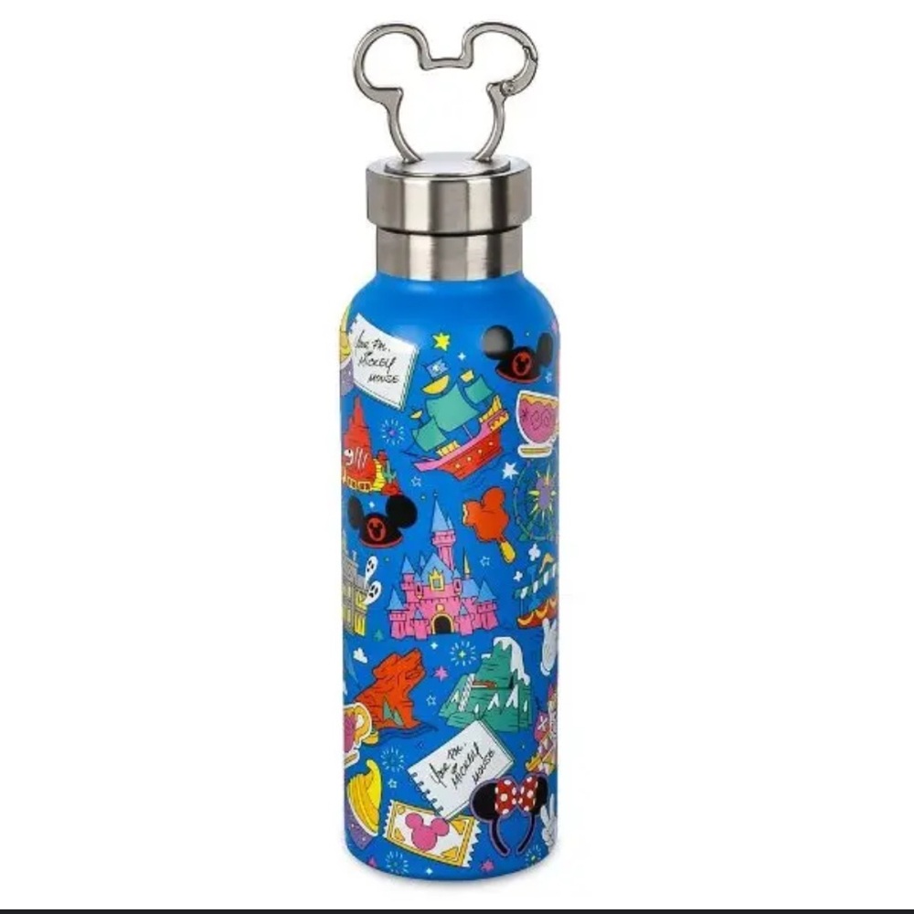 Play in the Park Stainless Steel Water Bottle with Clip